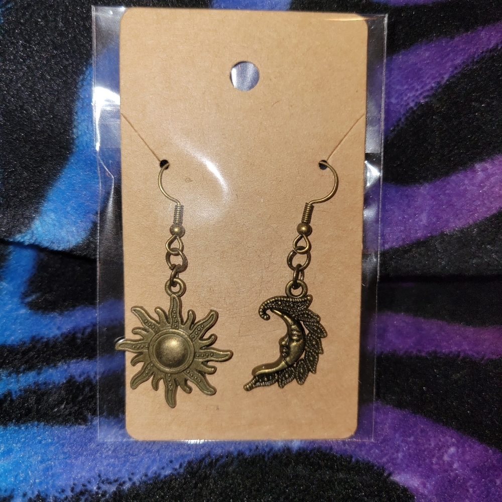 Sun and Moon Earrings